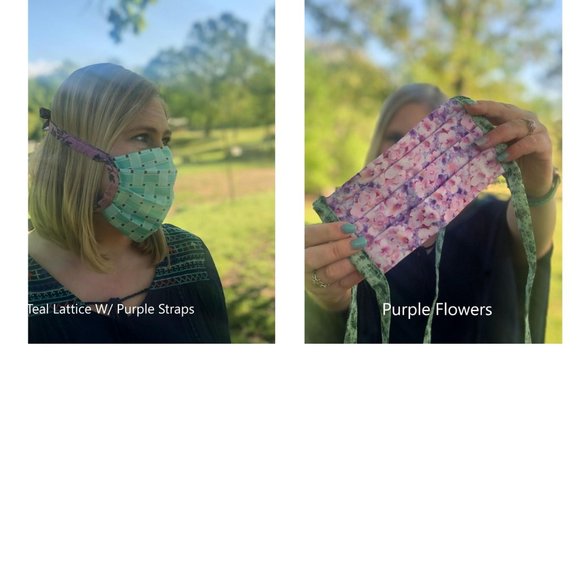 Handmade Reusable Fabric Masks - Picture 6 of 8